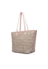 VALENTINO - Valentino Torebka Logo VBSA1F02 Beżowy. Kolor: beżowy. Materiał: skórzane #5