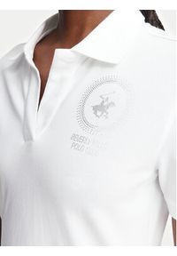Beverly Hills Polo Club Polo L2604-HR Biały Regular Fit. Typ kołnierza: polo. Kolor: biały. Materiał: bawełna #4