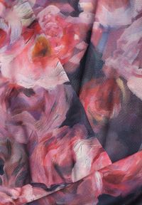 Born2be - Czarno-Czerwona Sukienka Siateczkowa z Wiskozą o Kopertowym Kroju z Marszczeniem Bolsela. Okazja: na randkę, na ślub cywilny, na wesele, na imprezę. Kolor: czerwony. Materiał: wiskoza. Typ sukienki: kopertowe. Styl: elegancki, klasyczny #7