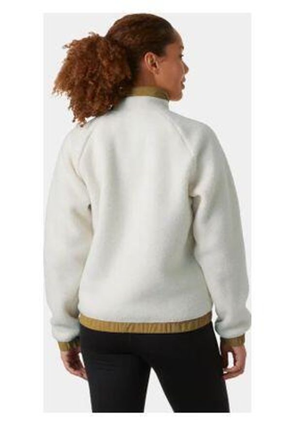 Bluza damska Helly Hansen Imperial Pile Snap. Kolor: biały. Materiał: polar. Sport: turystyka piesza