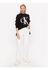 Calvin Klein Jeans Sweter J20J221347 Czarny Regular Fit. Kolor: czarny. Materiał: bawełna #4