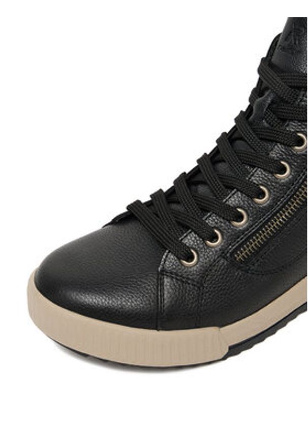 Rieker Sneakersy CEO-W0164-00 Czarny. Kolor: czarny. Materiał: skóra