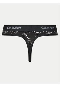 Calvin Klein Underwear Stringi 000QF7221E Czarny. Kolor: czarny. Materiał: bawełna