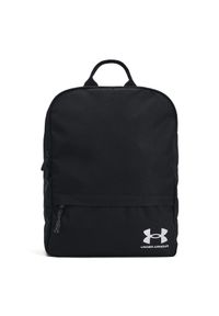 Plecak miejski uniseks Under Armour UA Loudon Backpack Sm - czarny. Kolor: czarny. Materiał: poliester, żakard. Wzór: paski