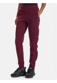 EA7 Emporio Armani Dres 7W000680 AF13151 M5064 Bordowy Regular Fit. Kolor: czerwony. Materiał: syntetyk, bawełna #6