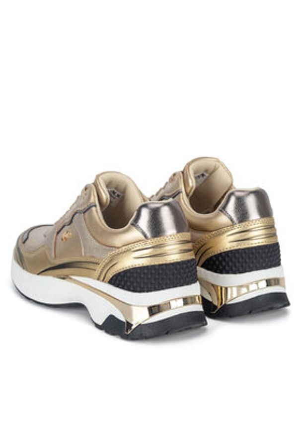 MEXX Sneakersy MI001009443W Złoty. Kolor: złoty. Materiał: skóra