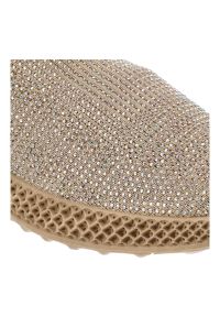 Beżowe Półbuty S.Barski Sportowe Modne Obuwie Damskie. Okazja: na spacer, na co dzień. Zapięcie: bez zapięcia. Kolor: beżowy. Materiał: dzianina, jeans, materiał. Szerokość cholewki: normalna. Styl: sportowy #3