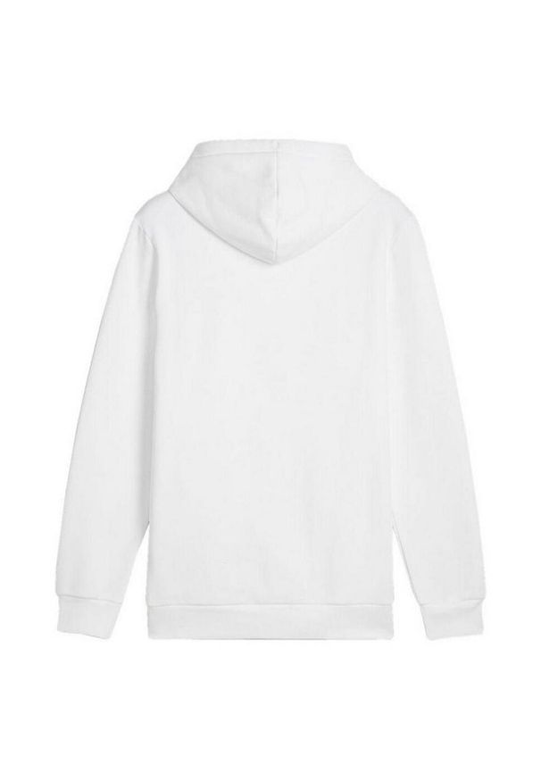 Puma - Damska Bluza Z Kapturem Ess+ Lab Z Gradientowym Logo. Typ kołnierza: kaptur. Kolor: biały. Wzór: gradientowy