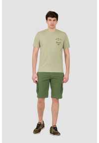 Aeronautica Militare - AERONAUTICA MILITARE Zielony t-shirt Short Sleeve. Kolor: zielony #3