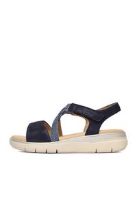 Go Soft Sandały CEO-WB-TEYLOR-07 Granatowy. Kolor: niebieski. Materiał: skóra, zamsz #4