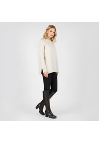 Brązowe Kozaki Grace Damskie Buty Na Obcasie. Kolor: brązowy. Materiał: materiał, skóra. Szerokość cholewki: normalna. Sezon: zima, jesień. Obcas: na obcasie. Styl: elegancki, klasyczny. Wysokość obcasa: średni #4