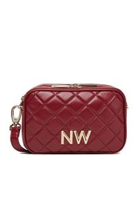 Nine West Torebka CEO-Greenwich-Glam-LX7669 Bordowy. Kolor: czerwony