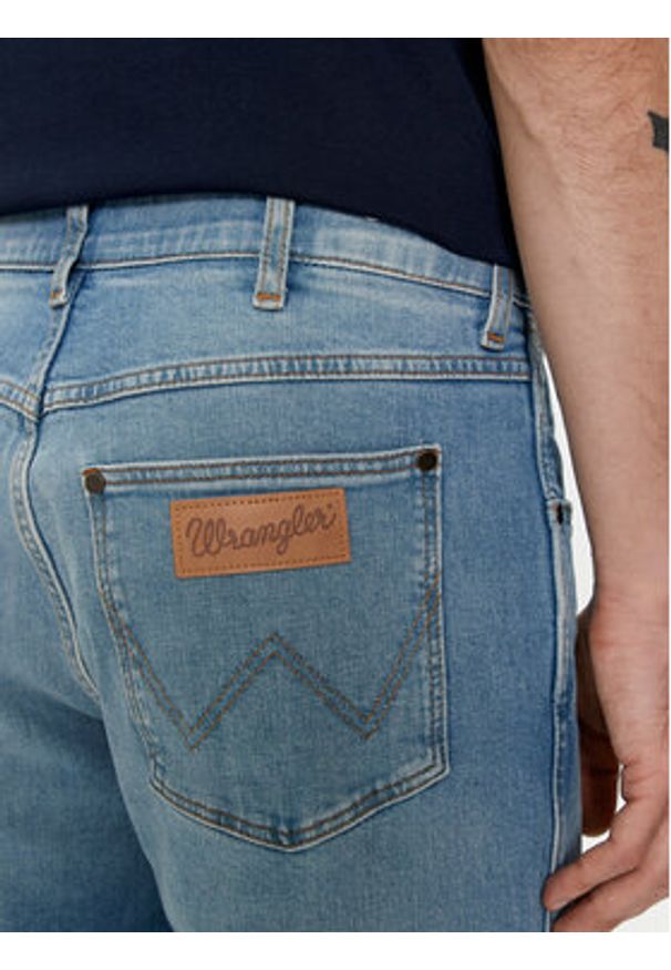 Wrangler Jeansy Larston 112352836 Niebieski Slim Fit. Kolor: niebieski