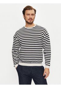 Jack & Jones Sweter Calvin 12269031 Czarny Relaxed Fit. Kolor: czarny. Materiał: bawełna