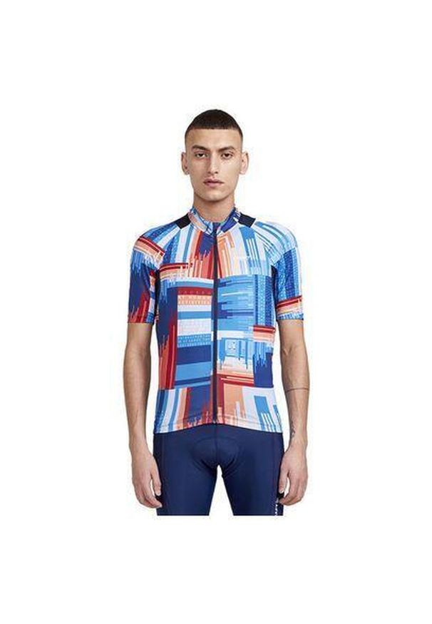 Koszulka Craft ADV Endur Graphic. Kolor: niebieski, wielokolorowy. Sport: outdoor, kolarstwo