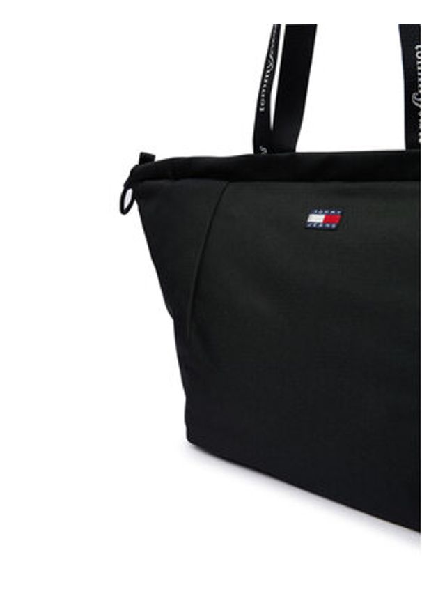 Tommy Jeans Torebka Tjw Ess Daily Tote AW0AW18771 Czarny. Kolor: czarny