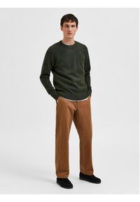 Selected Homme Sweter Rai 16086699 Zielony Regular Fit. Kolor: zielony. Materiał: syntetyk #5