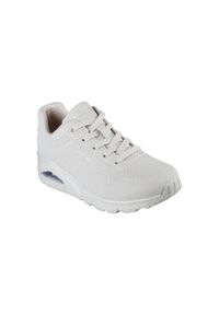 skechers - Buty SKECHERS UNO -STAND ON AIR Beżowy. Kolor: biały. Materiał: materiał, syntetyk #1