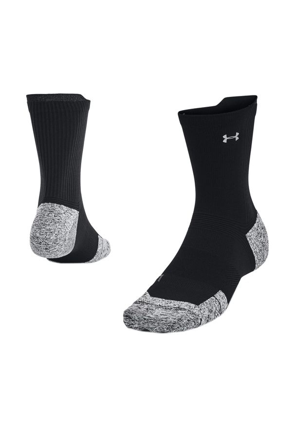 Skarpety do biegania Under Armour Ad Run Cushion 1Pk Mid. Kolor: czarny. Sport: bieganie