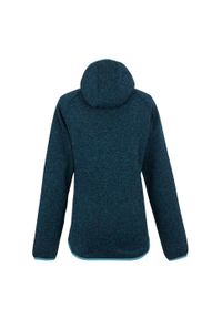 Regatta - Bluza Polarowa Damska Z Kapturem Newhill. Typ kołnierza: kaptur. Kolor: niebieski, wielokolorowy, zielony. Materiał: polar. Sezon: zima. Styl: sportowy. Sport: turystyka piesza #2