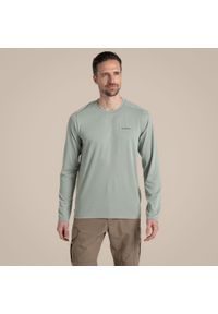 CRAGHOPPERS - Longsleeve męskie Craghoppers NosiLife Abel LS T-Shirt. Kolor: zielony. Długość rękawa: długi rękaw #1