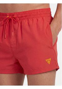 Guess Szorty kąpielowe F6GT25 WG282 SHORT Czerwony Regular Fit. Kolor: czerwony. Materiał: syntetyk #2