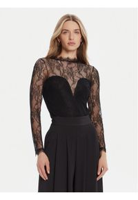 Rinascimento Body CFC0126159003 Czarny Slim Fit. Kolor: czarny. Materiał: syntetyk