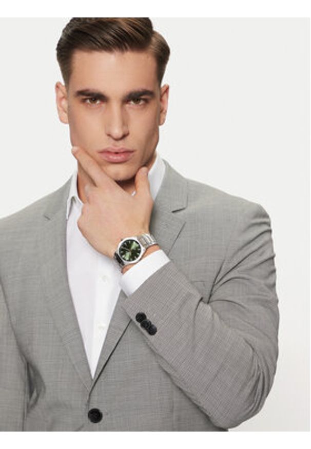 Casio Zegarek Edifice Classic Sapphire EFR-S108D-3AVUEF Srebrny. Kolor: srebrny