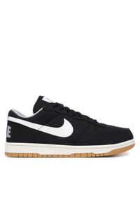 Nike Sneakersy Big Nike Lux Low 854166 Czarny. Kolor: czarny. Materiał: materiał
