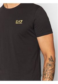 EA7 Emporio Armani T-Shirt 8NPT51 PJM9Z 0208 Czarny Regular Fit. Kolor: czarny. Materiał: bawełna #4