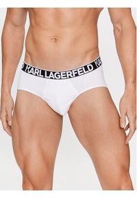 Karl Lagerfeld - KARL LAGERFELD Komplet 3 par slipów Full Elastic Brief Set (3X) 235M2114 Czarny. Kolor: czarny. Materiał: bawełna