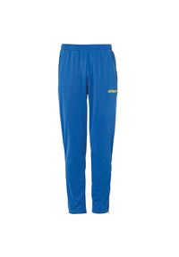 UHLSPORT - Spodnie dresowe dziecięce Classic Uhlsport Steam 22. Kolor: niebieski, żółty, wielokolorowy. Materiał: dresówka. Sport: piłka nożna, bieganie