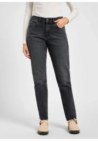 Lee - LEE DAMSKIE SPODNIE JEANSOWE LEE RIDER JEANS REFINED BLACK 112341336