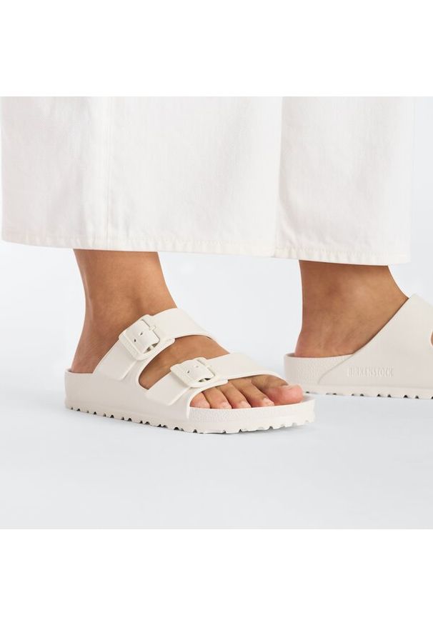 Birkenstock Arizona Essentials EVA Eggshell Klapki damskie. Kolor: kremowy