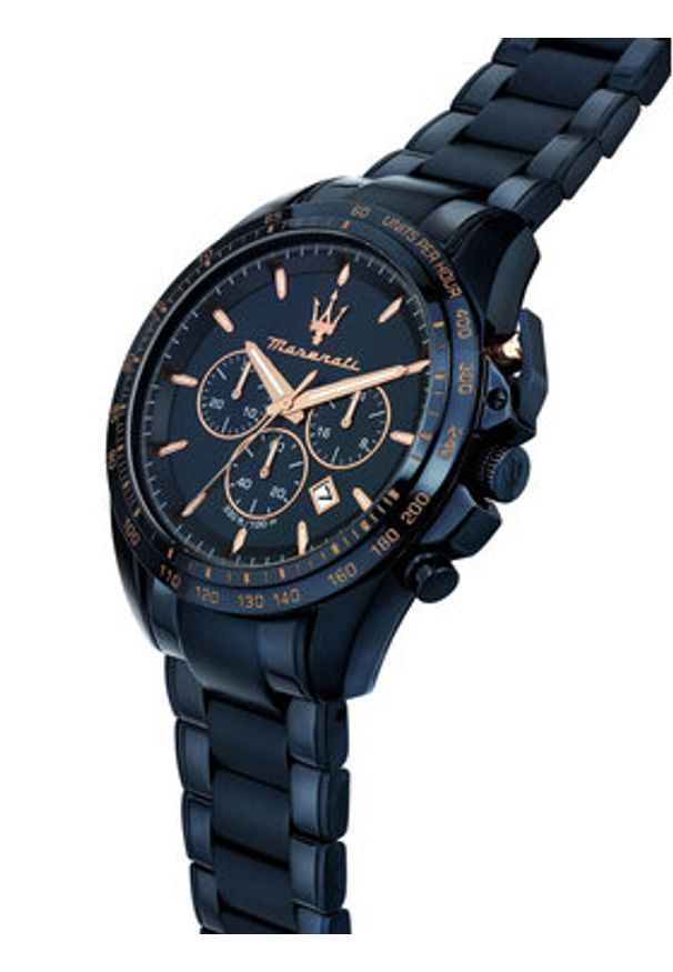 Maserati Zegarek R8873612054 Granatowy. Kolor: niebieski