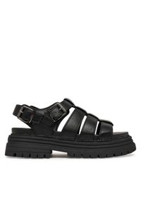 Buffalo Sandały Lennox Fisher 1602322 Czarny. Kolor: czarny. Materiał: skóra #1