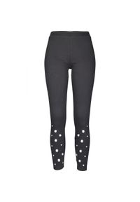 Urban Classics - Damskie legginsy Urban Classic flammé. Kolor: czarny #1