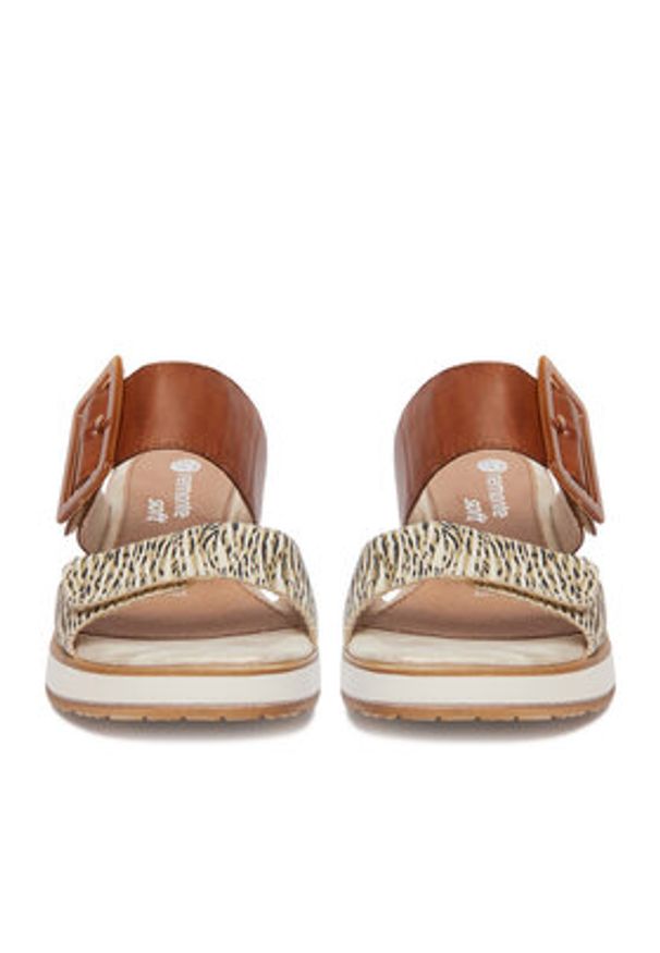 Remonte Klapki CEO-D6463-24 Brązowy. Kolor: brązowy. Materiał: skóra