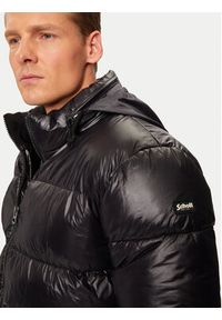 Schott NYC Kurtka zimowa COLUMBUSX Czarny Regular Fit. Kolor: czarny. Materiał: syntetyk. Sezon: zima
