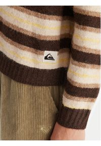 Quiksilver Kardigan Bukit EQWSW03030 Brązowy Regular Fit. Kolor: brązowy. Materiał: syntetyk #5
