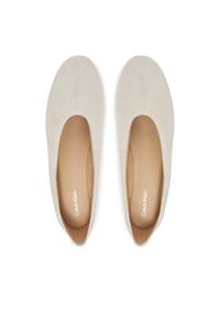 Calvin Klein Baleriny Ballerina Round Hw Sue HW0HW02565 Beżowy. Kolor: beżowy. Materiał: skóra #5