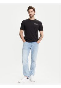 TOMMY HILFIGER - Tommy Hilfiger T-Shirt Stack MW0MW39355 Czarny Regular Fit. Kolor: czarny. Materiał: bawełna #5