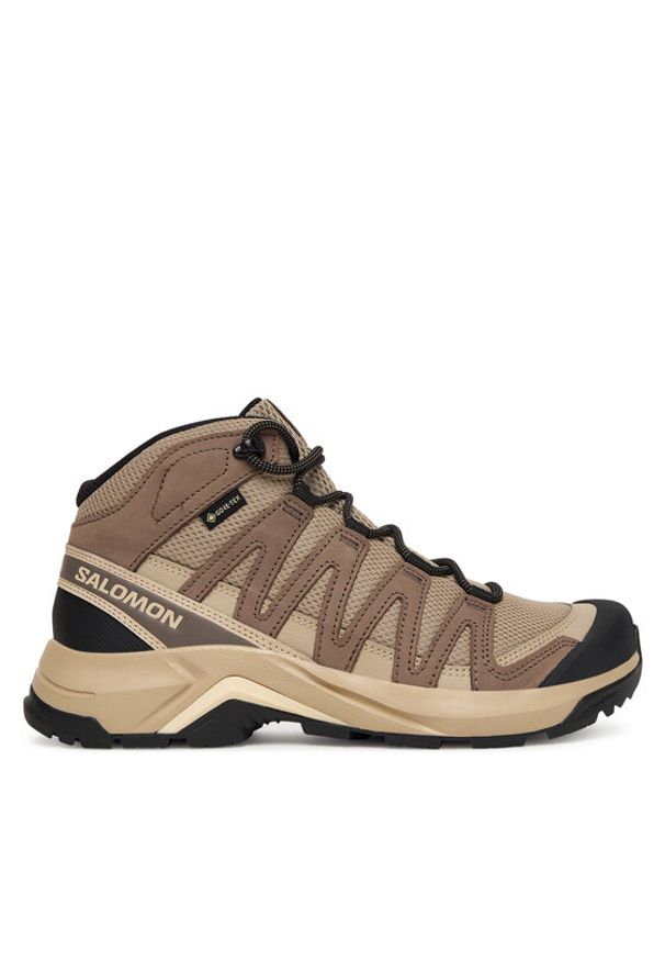 salomon - Salomon Trekkingi X-Adventure Recon Mid Gore-Tex L47815200 Brązowy. Kolor: brązowy. Materiał: materiał