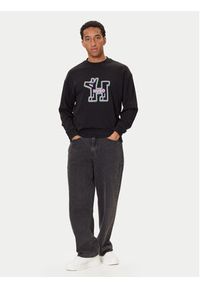 Hugo - HUGO Bluza Newirex 50549213 Czarny Regular Fit. Kolor: czarny. Materiał: bawełna #3
