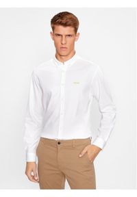 BOSS - Boss Koszula Biado_R 50497486 Biały Slim Fit. Kolor: biały. Materiał: bawełna #1