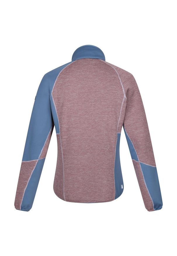 Regatta - Polar damski Lindalla VII pełen suwak. Kolor: szary, niebieski, wielokolorowy. Materiał: polar. Sport: turystyka piesza