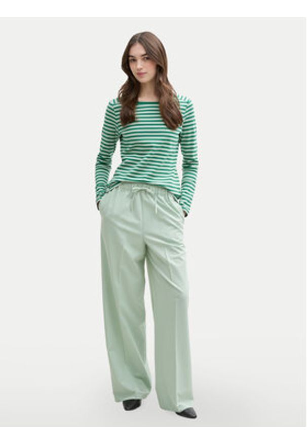 Tom Tailor Denim Bluzka 1043085 Zielony Regular Fit. Kolor: zielony. Materiał: bawełna