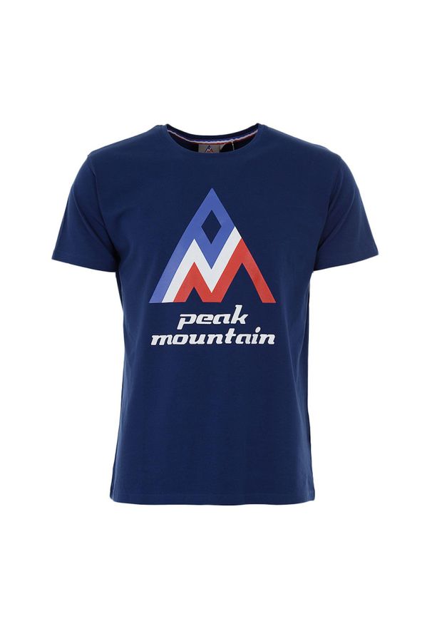PEAK MOUNTAIN - T-shirt Peak Mountain Cimes. Kolor: niebieski. Sport: wspinaczka