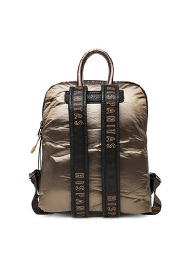 Hispanitas Plecak BI254159 Brązowy. Kolor: brązowy. Materiał: skóra