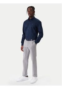 TOMMY HILFIGER - Tommy Hilfiger Koszula MW0MW40529 Granatowy Regular Fit. Kolor: niebieski. Materiał: bawełna #6